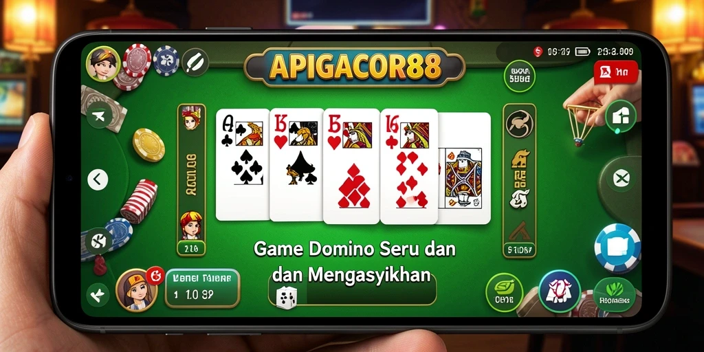 Screenshot gameplay APIGACOR88 yang menarik dengan tampilan Domino