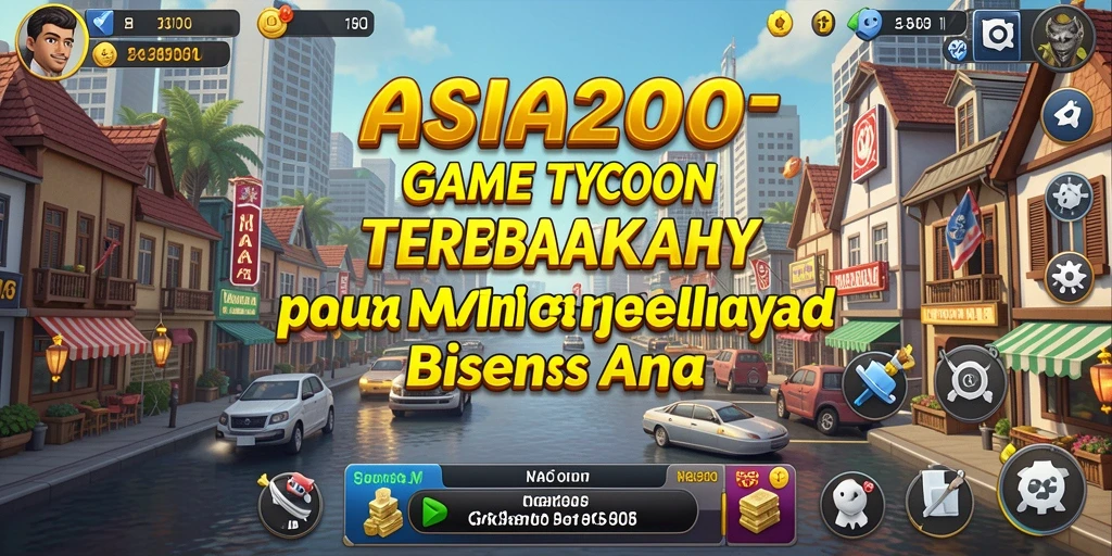Gameplay menarik dari ASIA200 dengan pengelolaan bisnis yang strategis.