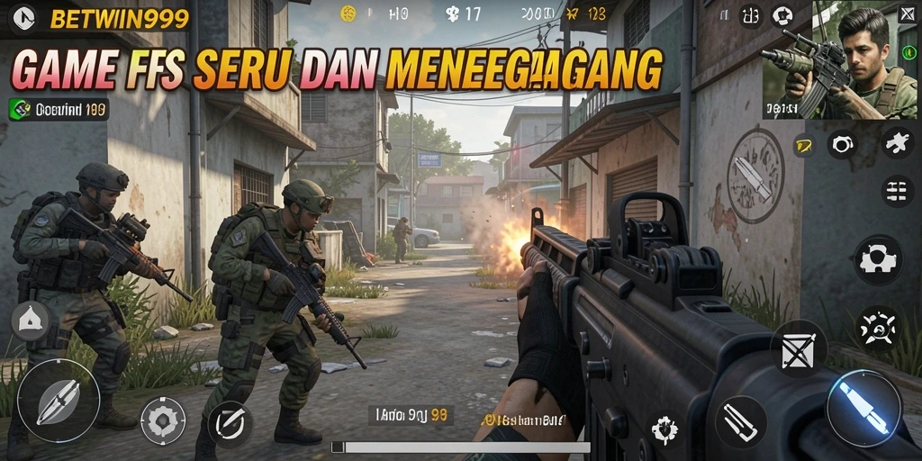 Gameplay seru di BETWIN999 dengan aksi tembak-tembakan yang intens.