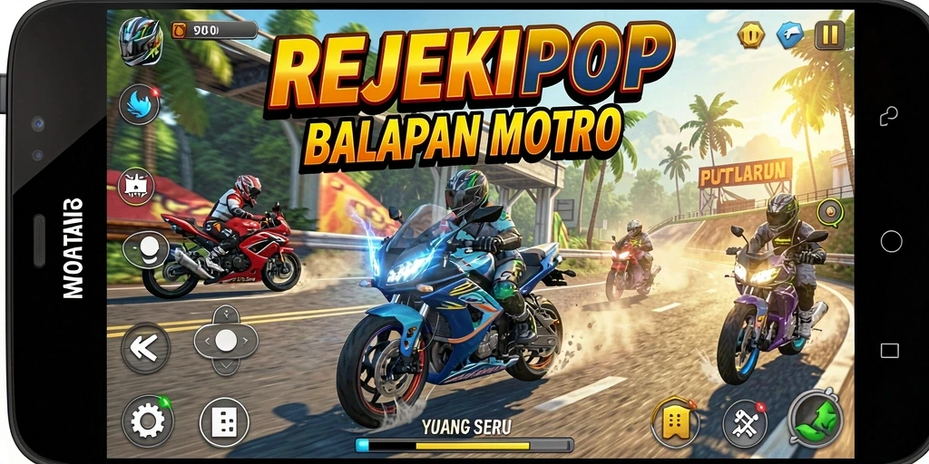 Tangkap momen seru balapan motor di REJEKIPOP.