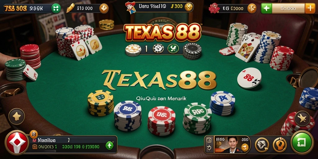 Screenshot TEXAS88 menampilkan aksi QiuQiu yang seru.