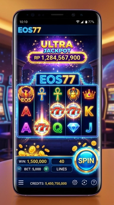 Berbagai kategori aplikasi yang tersedia di eos77.